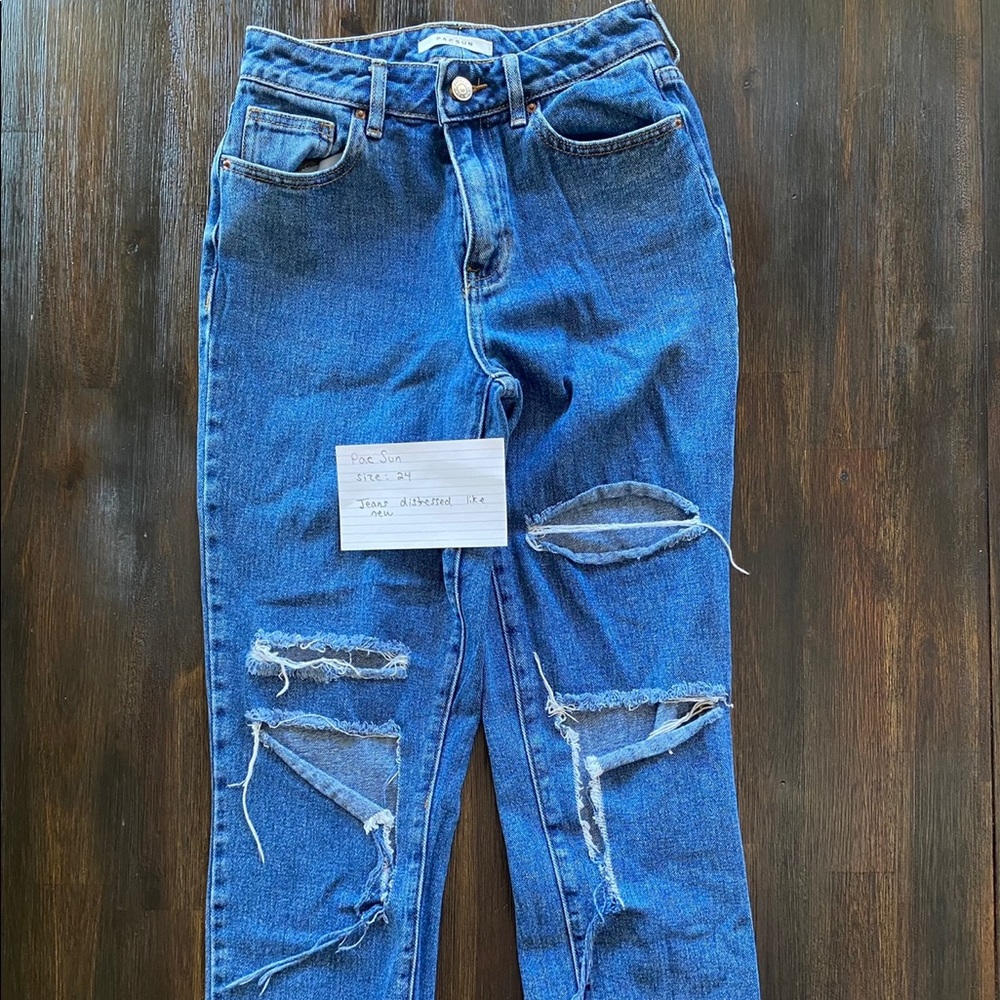 pacsun distressed jeans